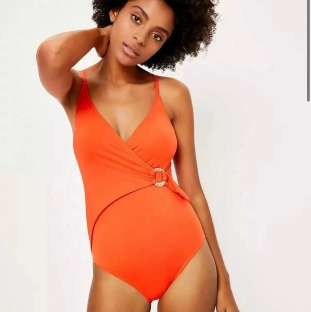 NWOT Loft Beach Wrap One Piece Swimsuit 🩱